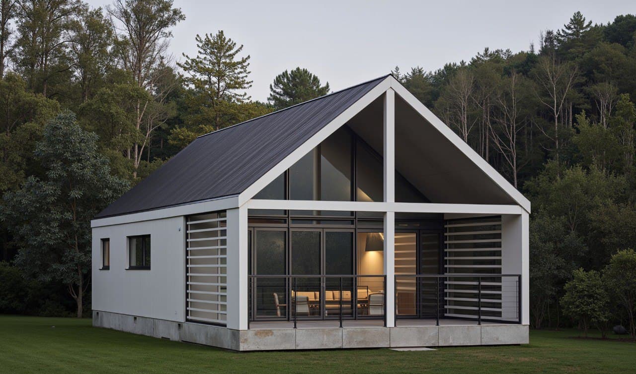 Barnhouse 677 — 95 m², vedere 3/4