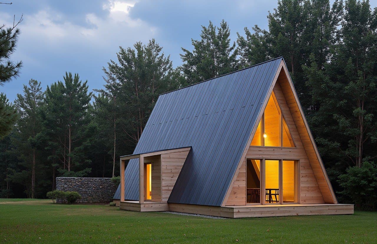 A-frame 702 — 74,6 m², vedere 3/12