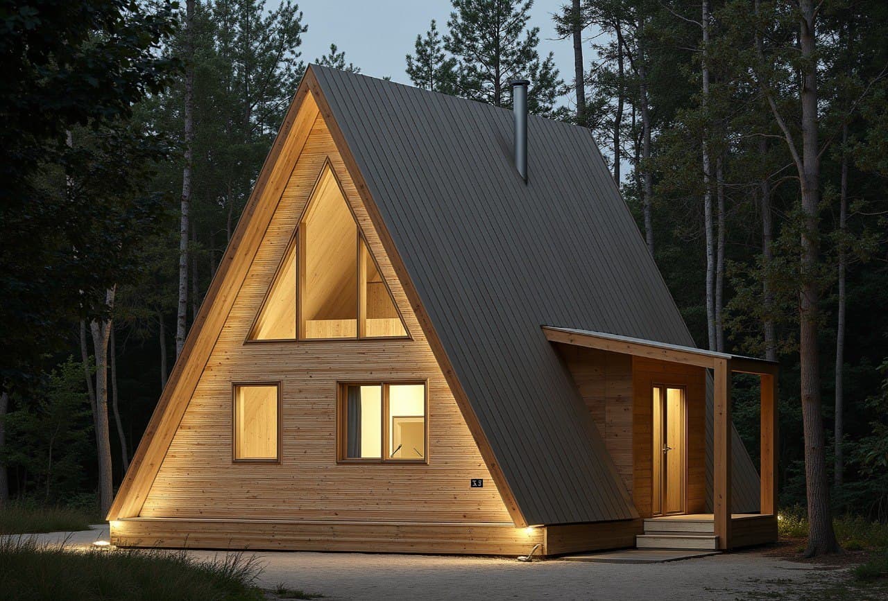 A-frame 702 — 74,6 m², vedere 6/12