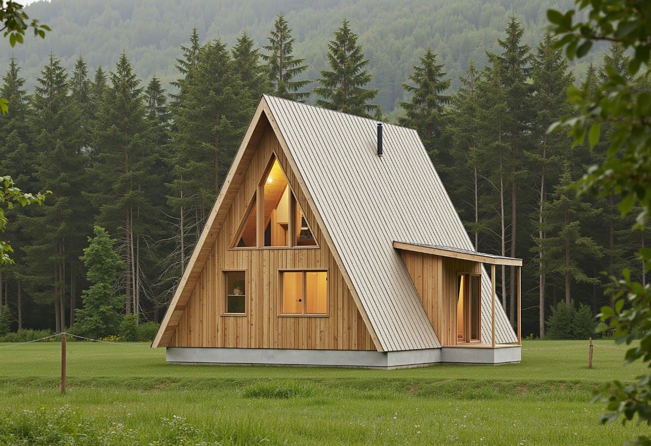 A-frame 702 — 74,6 m², vedere 7/12