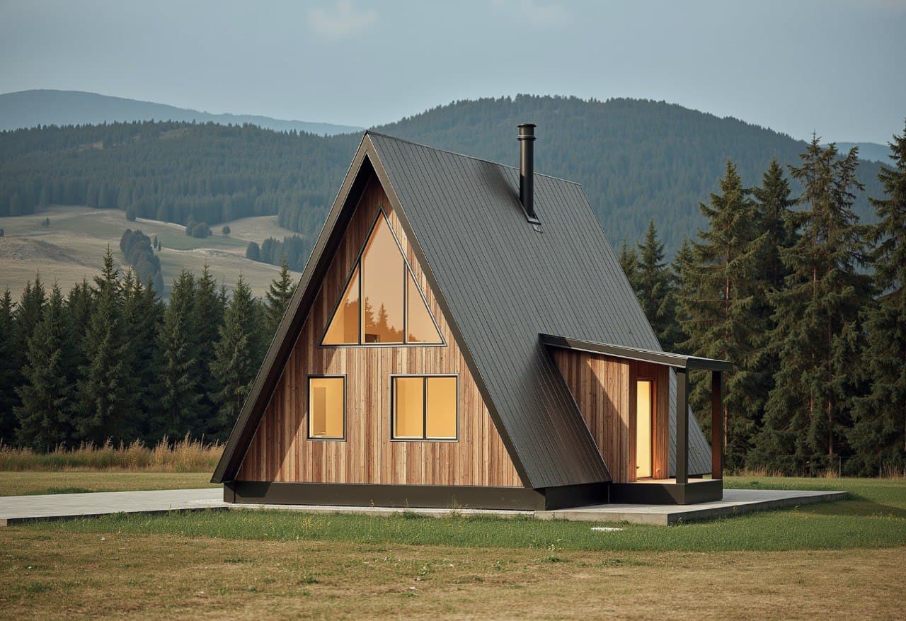 A-frame 702 — 74,6 m², vedere 8/12