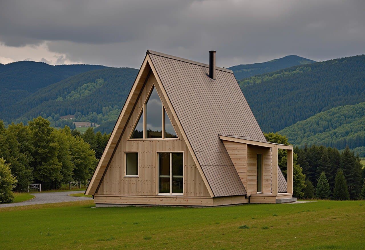 A-frame 702 — 74,6 m², vedere 10/12