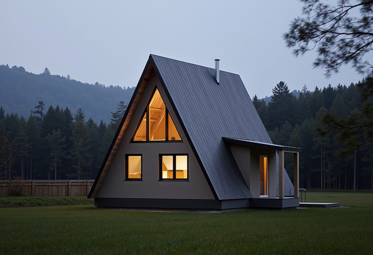 A-frame 702 — 74,6 m², vedere 12/12
