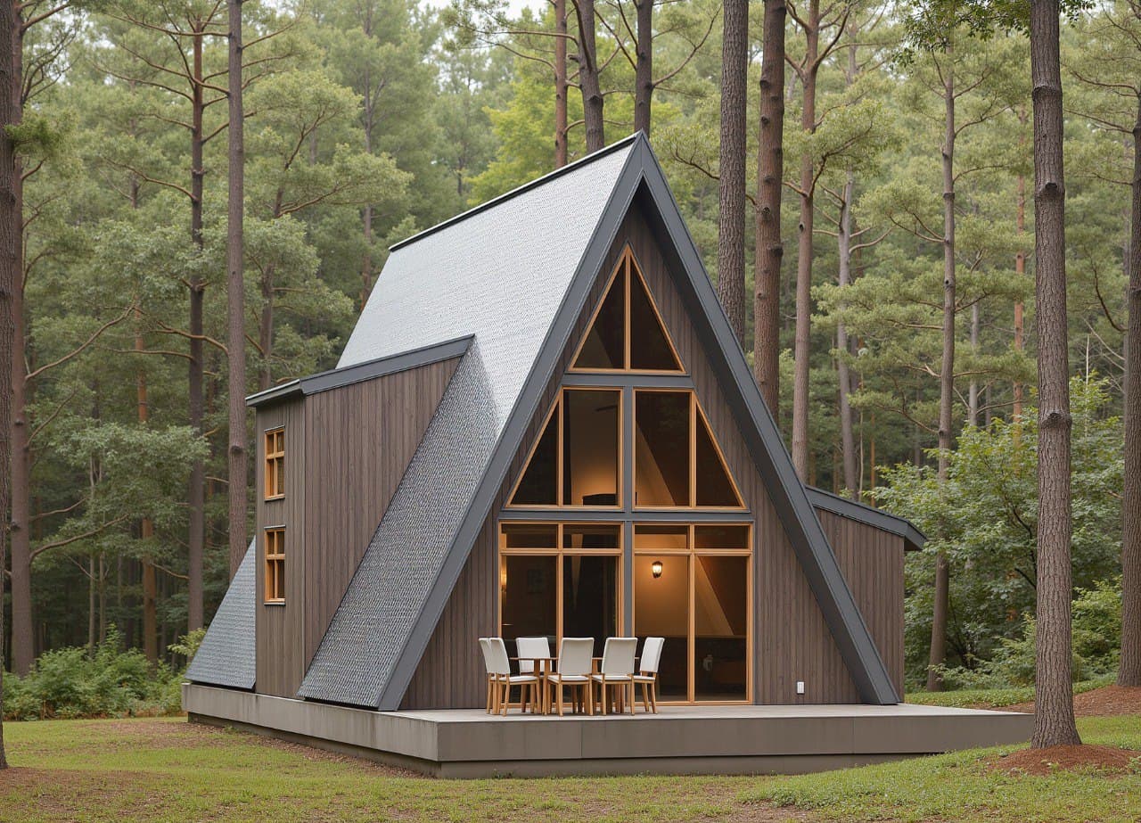 A-frame 715-2 — 87,6 m², vedere 4/10