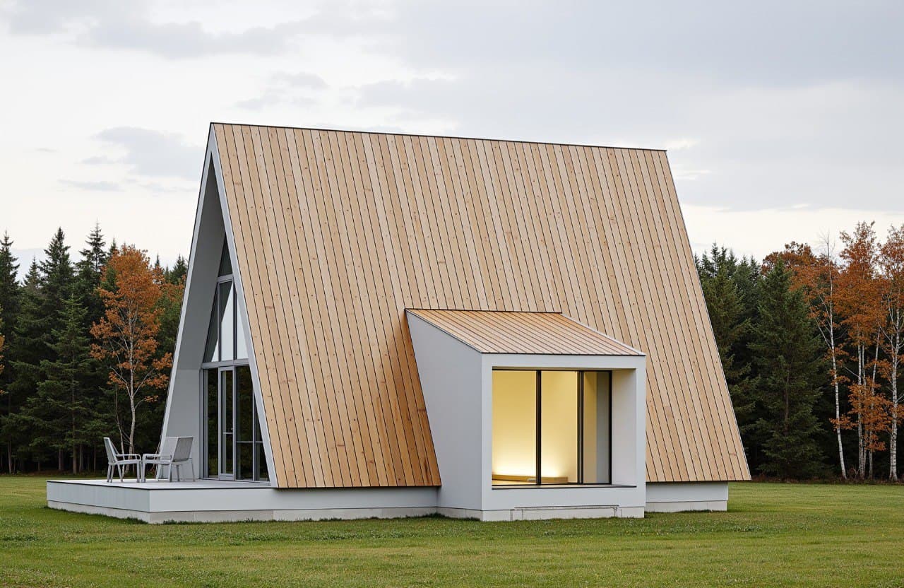 A-frame 715-2 — 87,6 m², vedere 7/10