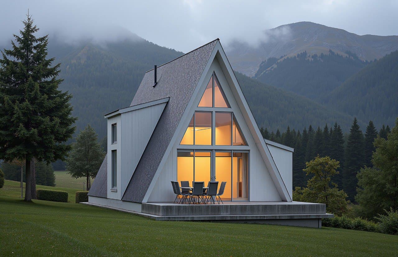 A-frame 715-2 — 87,6 m², vedere 9/10