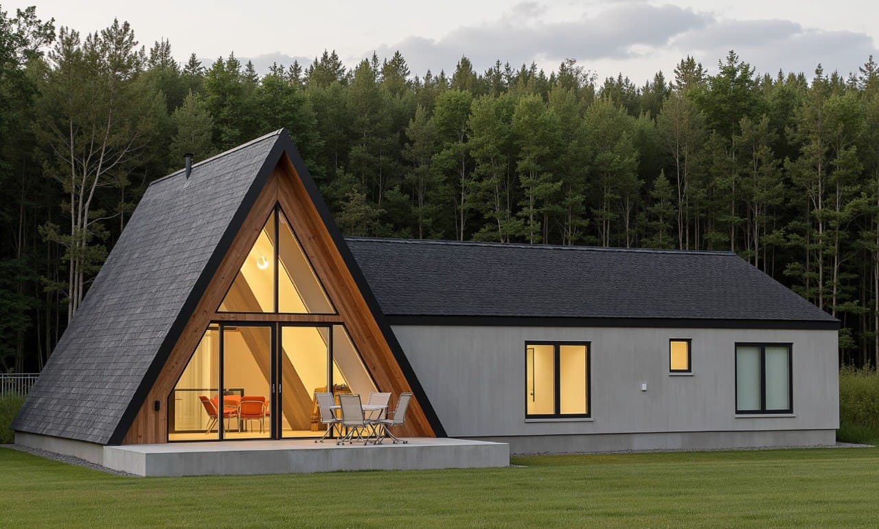 A-frame 715-9 — 147 m², vedere 9/11