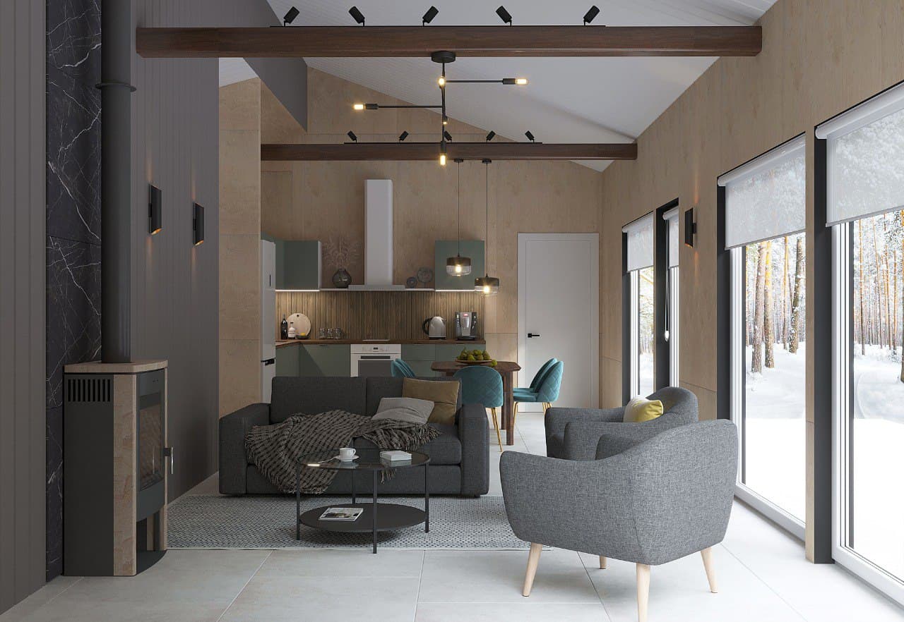 Barnhouse 748 — 97,6 m², vedere 39/46