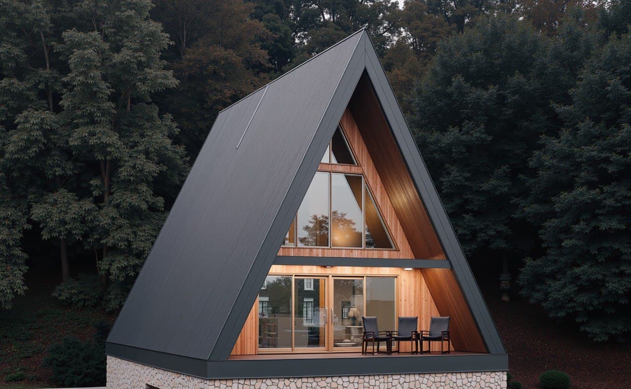 A-frame 758 — 110,8 m², vedere 4/4
